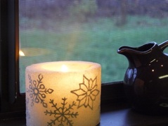 Candle in window